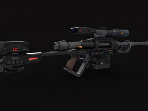 Sniper 3D Model