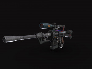 Sniper 3D Model