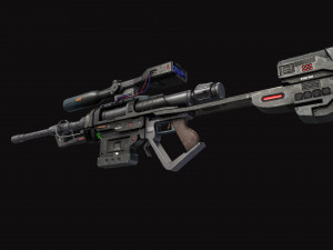 Sniper 3D Model