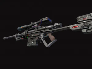 Sniper 3D Model
