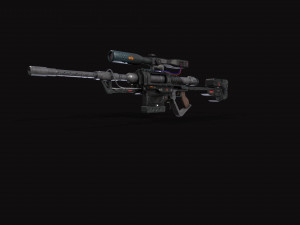 Sniper 3D Model