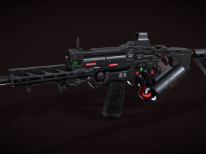 Assault Rifle 3Dモデル
