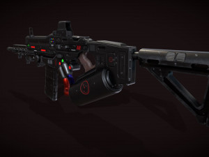 Assault Rifle 3Dモデル