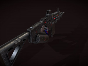 Assault Rifle 3Dモデル