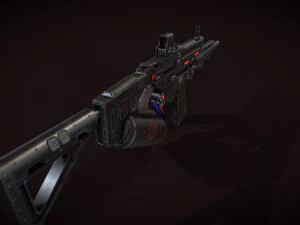 Assault Rifle 3D Model