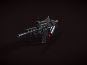 Assault Rifle 3Dモデル