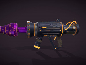 Sci-fi Pistol Modelo 3D