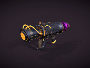 Sci-fi Pistol Modelo 3D