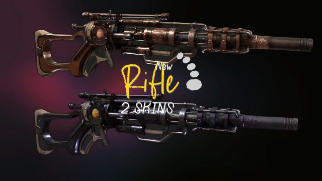 Rifle VerG Low-poly 3D 模型 .c4d .max .obj .3ds .fbx .stl .blend 