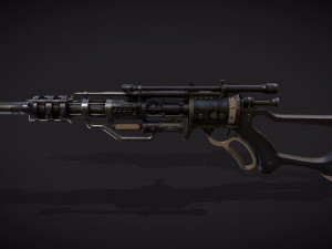 Rifle VerG Low-poly 3D 模型