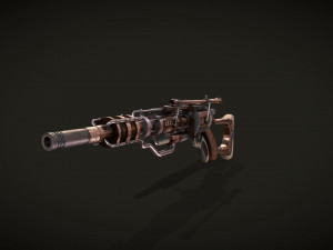 Rifle VerG Low-poly 3D 模型