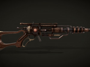 Rifle VerG Low-poly 3D 模型