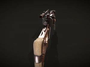 Rifle VerG Low-poly 3D Model