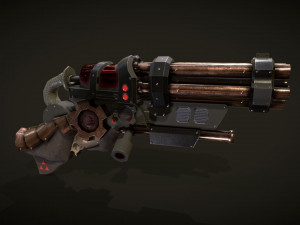 Pistol LowPoly 3D Model