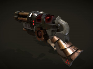 Pistol LowPoly 3D Model