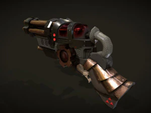 Pistol LowPoly 3D Model