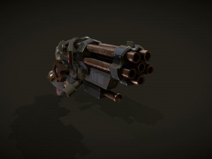 Pistol LowPoly 3D Model