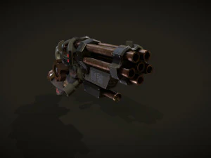 Pistol LowPoly 3D Model