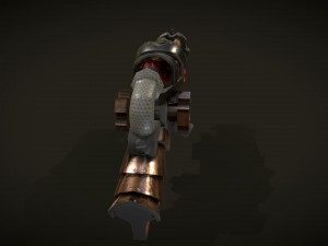 Pistol LowPoly 3D Model