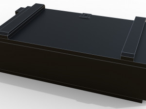 ammunition chest game ready pbr model Modèle 3D