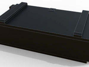ammunition chest game ready pbr model 3D Model
