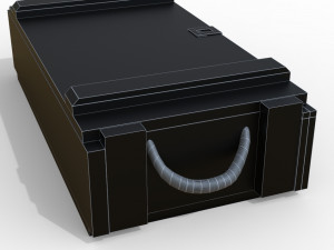 ammunition chest game ready pbr model Modèle 3D