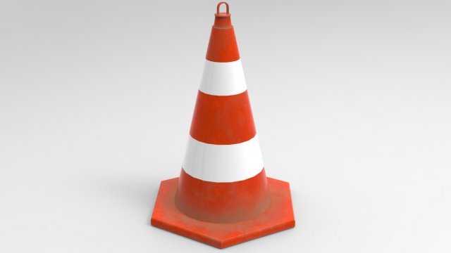 pbr gameready cone model low-poly 3Dモデル .c4d .max .obj .3ds .fbx .stl .blend 