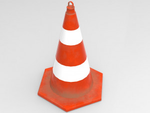 pbr gameready cone model low-poly 3Dモデル
