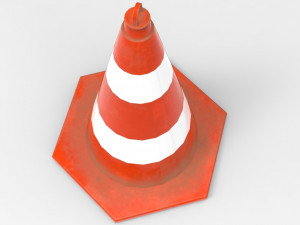 pbr gameready cone model low-poly 3Dモデル