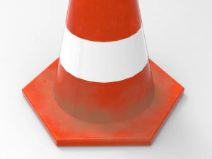 pbr gameready cone model low-poly 3D Model