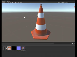 pbr gameready cone model low-poly 3D Model