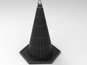 pbr gameready cone model low-poly 3D Model