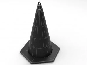 pbr gameready cone model low-poly 3D Model