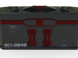 sci-fi box game reay pbr model Modelo 3D