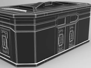 sci-fi box game reay pbr model 3D Model