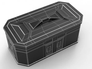 sci-fi box game reay pbr model 3D Model