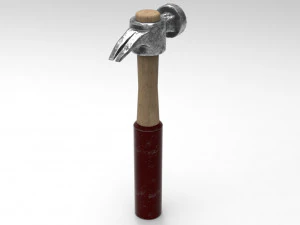 hammer gameready pbr model 3D Model