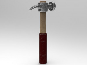 hammer gameready pbr model 3D 모델