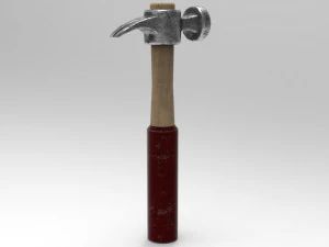 hammer gameready pbr model 3D Model
