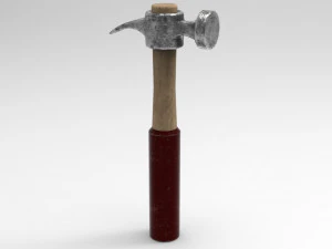 hammer gameready pbr model 3D Model