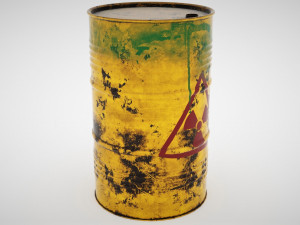 pbr barrel gameready model 3D Model