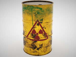 pbr barrel gameready model 3D Model