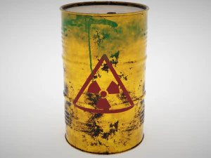 pbr barrel gameready model 3D Model