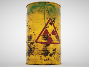 pbr barrel gameready model 3D Model
