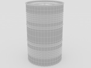 pbr barrel gameready model 3D Model