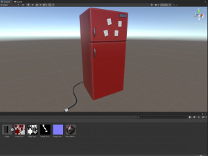 3d toons fridge model low-poly 3D Model