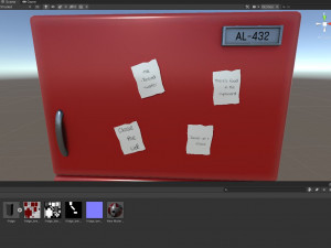 3d toons fridge model low-poly 3D Model