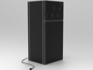 3d toons fridge model low-poly 3D Model
