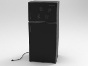 3d toons fridge model low-poly 3D Model