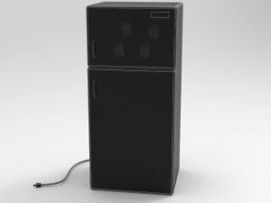 3d toons fridge model low-poly 3D Model